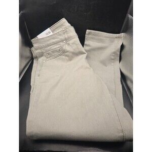 Jessica Simpson Rolled Crop Skinny Jeans Size 10/30 Green Denim